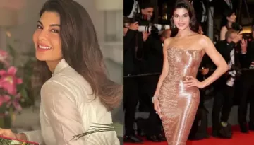 Jacqueline Fernandez Turns Heads At The Cannes 2024, Makes Her First Look Clad In A Rose-Gold Gown