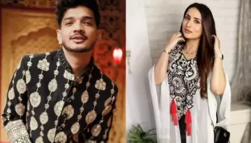 Munawar Faruqui's First Photo With 2nd Wife, Mehzabeen Surfaces, New Bride Stuns In A 'Sharara' Set