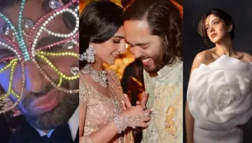 Shanaya Kapoor Dons A Rosy Gown, Orry's Butterfly Mask Steals The Show At Anant Ambani's Pre-Wedding