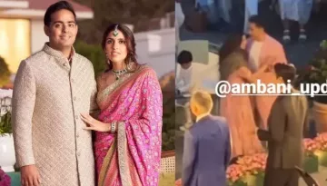 Akash Ambani Kisses Shloka, Romantically Dances With Her While Their Son Plays With His Grandparents