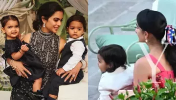 Radhika Merchant Looks After Isha Ambani's Son, Krishna At Her Pre-Wedding, Makes Him Sit On Her Lap