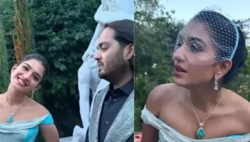 Radhika Merchant Decked Up In Rare Diamond And Opal Jewellery For Her Second Pre-Wedding On A Cruise