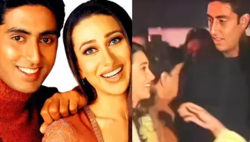 Karisma Kapoor Hugs Shweta Bachchan, Lovestruck Abhishek Bachchan Couldn't Take His Eyes Off Her