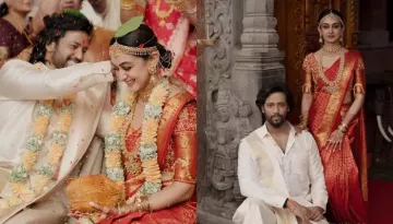 South Star Arjun's Daughter, Aishwarya Marries Umapathy Ramaiah In A Hanuman Temple Built By Her Dad