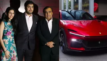 Akash Ambani And Shloka Mehta Get Spotted Riding In A Newly Launched Ferrari Worth Rs. 10.5 Crore