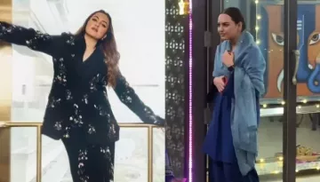 Sonakshi Sinha's Blue Comfortable Co-Ord Set For Pre-Wedding Ritual Is Screaming 'Affordability'