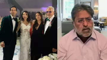 Vijay Mallya Poses With Sidhartha-Jasmine At Their Wedding At His Lavish Mansion, Lalit Modi Joins