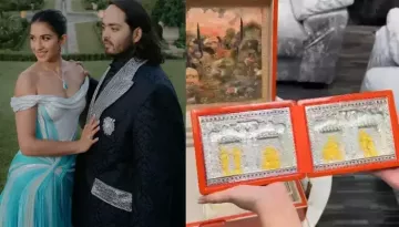 Anant Ambani And Radhika's Wedding Invite Has Foldable 'Chandi Ka Mandir' And 'Pashmina Shawl'