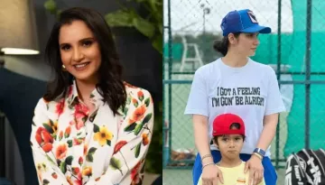 Sania Mirza Poses With Son, Izhaan, Sports A T-Shirt With An Empowering Note, 'I'm Gon' Be Alright'