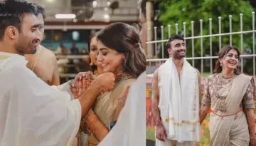 Malayalam Star, Meera Nandan Gets Married To Sreeju, Shares Dreamy Pics From Her Intimate Ceremony