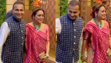 Tina Ambani And Anil Ambani Attend Anant Ambani And Radhika Merchant's 'Mameru' Ceremony