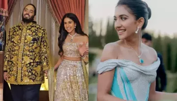 Ambani's Sangeet Night: 'Dulhan' Radhika Picks Off-Shoulder 'Choli', Re-Wore Her Rare Necklace