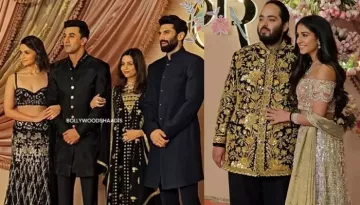 Alia Bhatt Twins With Ranbir Kapoor In Black Hue As They Arrive At Anant Ambani-Radhika's 'Sangeet'