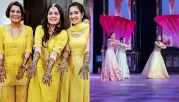 Bride-To-Be, Radhika Merchant Performs A Soothing Dance With Mom And Sis On 'Chhalka Chhalka Re'