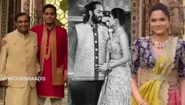 Anant And Radhika's 'Haldi': Mukesh Ambani Poses With Akash, Mona Mehta-Anjali Merchant, Others Join