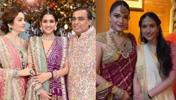 Radhika Merchant Turns Into A Marathi Mulgi As The Merchants Hosts A Grand 'Griha Shanti' Puja