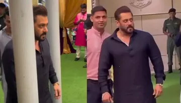 Salman Khan Flaunts An Aquanaut Luce Rainbow Watch Worth Rs. 23.45 Crore At Anant Ambani's 'Haldi'