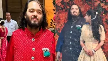 Anant Ambani Rewore His 1.3 Crores Worth Panther Brooch And Diamond-Emerald Buttons At 'Mosalu'