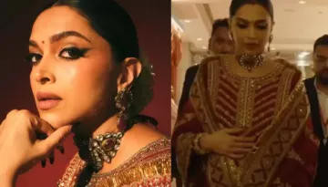 Deepika Padukone Dons Anarkali At Anant's Shaadi, Styles Ancient Sikh Empire 'Bazuband' As Necklace