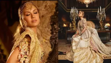 Natasha Poonawalla Stuns In A Custom AJSK 'Sehra'-Inspired Outfit For Anant And Radhika's Wedding