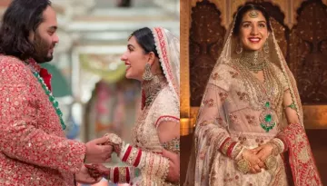 First Look Of 'Dulha' Anant Ambani With Bride, Radhika Merchant, Who Wore A Huge Diamond Necklace