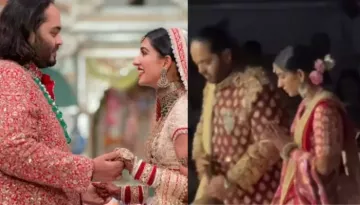 First Glimpse Of Newlyweds, Anant And Radhika Merchant Ambani From Their 'Shubh Aashirwad' Surfaces