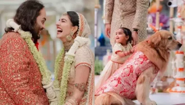 Aadiya Accompanies 'Mamu', Anant Ambani On His 'Ghudsawari', Remains Awestruck By His Tiger-Brooch