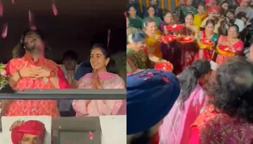 Ambani Bahu, Radhika Merchant Greets Jamnagar People With Folded Hands, Her Simple Look Wins Hearts