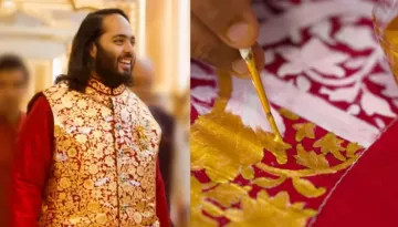 Anant Ambani's MM Jacket Featuring 'Pichwai' Paintings Using 100 Gold Leaves Took 600 Hours To Make
