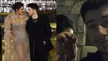 Nick Jonas Drops Rare Pic Of Proposal Moment With Priyanka Chopra, She Flaunts Her Huge Diamond Ring