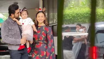 Alia Bhatt Aces Her Mommy Duties, Wraps Her Baby Girl In A Towel To Protect Her From Mumbai Rains