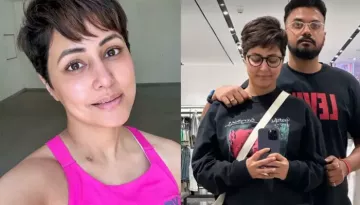 Hina Khan Shares A Picture With Rocky Jaiswal Amid Her Breast Cancer Treatment: 'My Strength..'