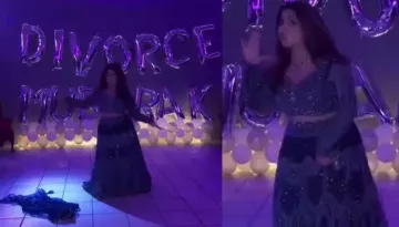 Pakistani Lady Dances It Off In Utmost Joy And Glams Up In Lehenga As She Hosts Her Divorce Party