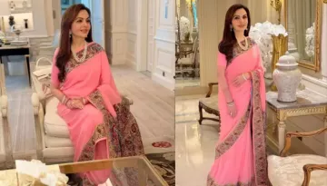 Nita Ambani Takes 'Sozni Kalamkari' Embroidery To Paris Olympics, Proudly Represents Indian Artistry