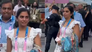 Isha Ambani Looks Chic In A Cost-Effective Nap Dress With Sandals Worth Rs. 63K At Paris Olympics
