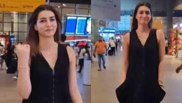 Kriti Sanon Flaunts Her Brightest Smile As She Returns After Holidaying With Alleged BF, Kabir Bahia
