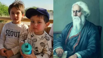 Taimur And Jehangir Ali Khan Have A Blood Relation With Nobel Laureate, Rabindranath Tagore