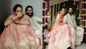 Sobhita Dhulipala Shares First Photos With Naga Chaitanya From Their Traditional Engagement