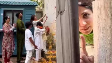 Shilpa Shetty Schools Paps For Capturing Her Flag Hoisting Moment At Home, Post Last Year's Trolling