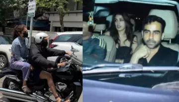 Rhea Chakraborty Goes On A Bike Ride With Rumoured BF, Nikhil Kamath, Day After Launching Her Brand
