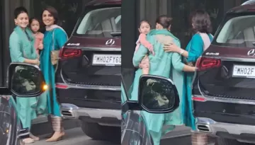 Alia Bhatt And Neetu Kapoor Twin In Green Salwar Suits As They Celebrate Raha's First Raksha Bandhan