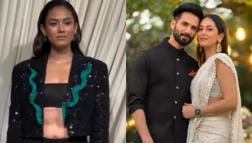 Mira Rajput Tries Hard To Flaunt Toned Abs At An Event, Netizens Mock Her, 'Saans To Le Le Behen'