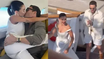 Amy Jackson Of 'Singh Is Bling' Enjoys A Cruise Party Just Few Hours Ahead Of Wedding In Italy