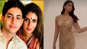 Suhana Khan Stuns In A Saree And Alleged BF, Agastya Nanda's Mom, Shweta Bachchan Is In Awe
