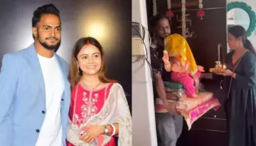 Soon-To-Be Mom, Devoleena Decorates Her Home And Welcomes Ganpati Bappa With Husband, Shanawaz