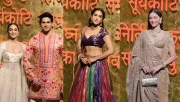 Sidharth And Kiara Serve Couple Goals At Ambani's Ganpati Bash, Ananya, Sara And Shanaya Join