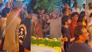 Salman Khan Dances To Dhol Beats At Ganpati Visarjan Despite Rib Injury, Does Aarti With Mom, Salma