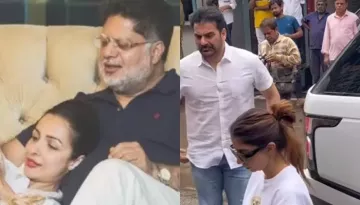 Malaika Arora's Dad, Anil Mehta's Funeral: Arbaaz Khan Arrives For Last Rites With Wife, Shura Khan