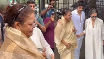 Malaika Arora Consoles Her Mom, Joyce As She Breaks Down Into Tears During Anil Mehta's Last Rites