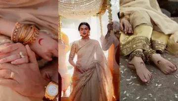 Aditi Rao Hydari Selects Crescent Moon Alta Design For Wedding, Here's What It Signifies In Hinduism